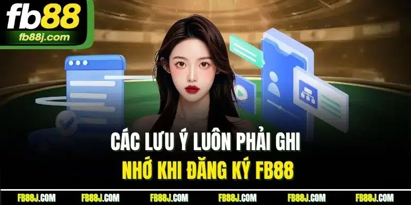 Các lưu ý luôn phải ghi nhớ khi đăng ký FB88