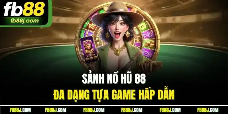 Sảnh nổ hũ 88 đa dạng tựa game hấp dẫn 